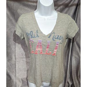 Old Navy Grey Cali Shirt Small